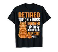 Vintage Style Retired Cat Lover for Feline T-Shirt