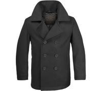 VINTAGE STYLE US HOMMES CABAN MARINE VESTE CLASSIC ARMY REEFER MANTEAU NOIR S-5X