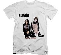 Vintage Suede 1993 The DROWNERS T-Shirt 90s Band Reprint Men Short Sleeves T Shirt Top Tee White S