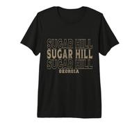 Vintage Sugar Hill Géorgie T-Shirt Haut de Gamme