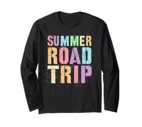 Vintage Summer Road Trip Vacances Surf Voyage Vacances Assorti Manche Longue