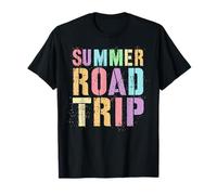 Vintage Summer Road Trip Vacances Surf Voyage Vacances Assorti T-Shirt