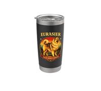 Vintage Sunset Eurasier Calm Noble Legend Gobelet isotherme en acier inoxydable double paroi