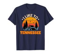Vintage Sunset Tennessee, Hiking Camping, Outdoors Tennessee T-Shirt