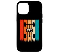 Vintage Sunset UTV ATV Quad 4WD Retro Offroad Overland 4x4 Coque pour iPhone 12/12 Pro