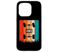 Vintage Sunset UTV ATV Quad 4WD Retro Offroad Overland 4x4 Coque pour iPhone 15 Pro