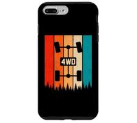 Vintage Sunset UTV ATV Quad 4WD Retro Offroad Overland 4x4 Coque pour iPhone 7 Plus/8 Plus