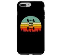Vintage Sunset UTV ATV Quad 4WD Retro Offroad Overland 4x4 Coque pour iPhone 7 Plus/8 Plus