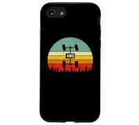 Vintage Sunset UTV ATV Quad 4WD Retro Offroad Overland 4x4 Coque pour iPhone SE (2020) / 7/8