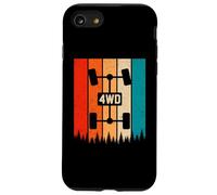 Vintage Sunset UTV ATV Quad 4WD Retro Offroad Overland 4x4 Coque pour iPhone SE (2020) / 7/8
