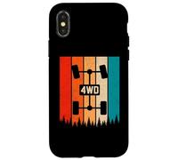 Vintage Sunset UTV ATV Quad 4WD Retro Offroad Overland 4x4 Coque pour iPhone X/XS