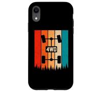 Vintage Sunset UTV ATV Quad 4WD Retro Offroad Overland 4x4 Coque pour iPhone XR