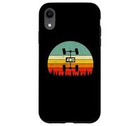 Vintage Sunset UTV ATV Quad 4WD Retro Offroad Overland 4x4 Coque pour iPhone XR