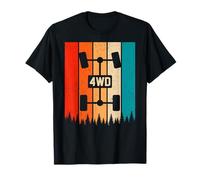Vintage Sunset UTV ATV Quad 4WD Retro Offroad Overland 4x4 T-Shirt