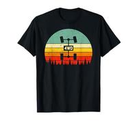 Vintage Sunset UTV ATV Quad 4WD Retro Offroad Overland 4x4 T-Shirt