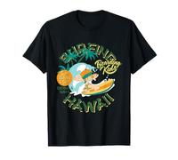 Vintage Surf Hawaii Boarding Enfants Surf Waves Fun T-Shirt