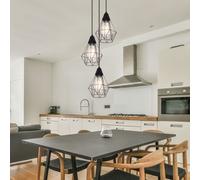 Vintage Suspendu Spot Luminaire de Plafond la Vie Chambre Cage Design