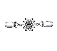 Vintage Sweater Shawl Clip Scarf Metal Cardigan On Brooch Cardigan Sweater Safety Pin For Women And Girl Fasteners