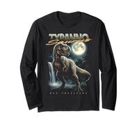 Vintage T-Rex Moon Bootleg Dinosaure Prehistoric Trex des années 90 Manche Longue