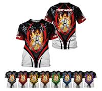Vintage T Shirts Karaté 3D Personnalisé Manches Courtes Durable Tee Shirt Qualité Sportswear pour Entraînement Outdoo Running M