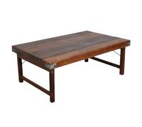 VINTAGE - Table basse en bois Antic Marron