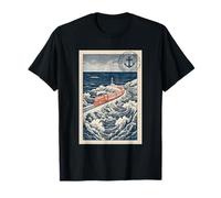 Vintage Tain Locomotive Stamp Steam Railway T-Shirt