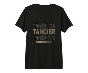 Vintage Tanger Maroc T-Shirt Haut de Gamme