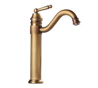 Vintage taps for 360° Swivel spout Faucet, Bathroom Sink Hot and Cold, Single Handle Basin Mixer Tap High, Antique