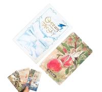 Vintage Tarot Cards - Beginner Prediction Card, 3.94x2.36 inches Spiritual Guidance with 78 Pieces, Thick Paper Fortune Telling Kit, Oracle Card, Tarot Deck for Meditation Beginners at Home Travel