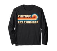 Vintage Tax Preparer Job Title Birthday Idea Manche Longue