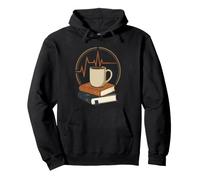 Vintage Teacher Coffee Book Lover Classroom Morning Mood Sweat à Capuche