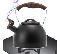 Vintage teaKettle - 3l Stainless Steel Pot Heat Proof Handle, Polished teaMaker for Gas Electric Induction Cooktop | Daily Morning Brew, Afternoon Gathering, Kitchen Accessory,