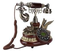 Vintage Téléphonique/Téléphone Rétro / Téléphone Fixe, Ashata Système Double Fsk / Dtmf Antique, Écran Lcd Rappe