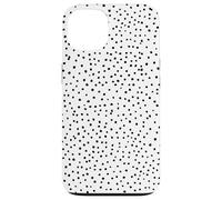 Vintage Tendance à Pois Noirs bronzés crémeux Coque pour iPhone 13