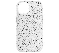 Vintage Tendance à Pois Noirs bronzés crémeux Coque pour iPhone 14