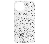 Vintage Tendance à Pois Noirs bronzés crémeux Coque pour iPhone 15 Plus