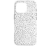 Vintage Tendance à Pois Noirs bronzés crémeux Coque pour iPhone 16 Pro