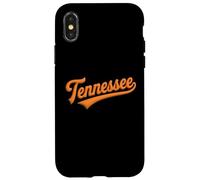 Vintage Tennessee Script Swoosh State Pride Design Coque pour iPhone X/XS
