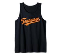 Vintage Tennessee Script Swoosh State Pride Design Débardeur