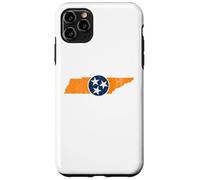 Vintage Tennessee State Outline Tri Star Emblem Distressed Coque pour iPhone 11 Pro Max