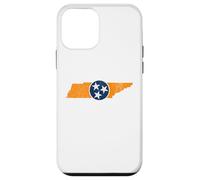 Vintage Tennessee State Outline Tri Star Emblem Distressed Coque pour iPhone 12 Mini