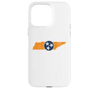 Vintage Tennessee State Outline Tri Star Emblem Distressed Coque pour iPhone 15 Pro Max
