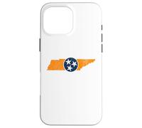 Vintage Tennessee State Outline Tri Star Emblem Distressed Coque pour iPhone 16 Pro Max