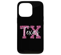 Vintage Texas Game Day imprimé léopard Cool Fan Art Coque pour iPhone 13 Pro