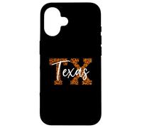 Vintage Texas Game Day imprimé léopard Cool Fan Art Coque pour iPhone 16
