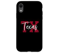 Vintage Texas Game Day imprimé léopard Cool Fan Art Coque pour iPhone XR