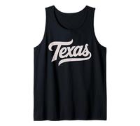 Vintage Texas Script Retro Swoosh Débardeur