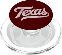 Vintage Texas Script Retro Swoosh PopSockets PopGrip pour MagSafe