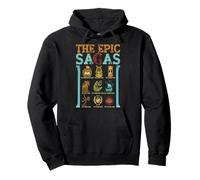 Vintage The Epic Saga Ithaca Ulysse Musical Wisdom Thunder Sweat à Capuche