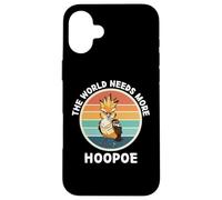 Vintage The World Needs More Oiseaux rétro Huppe Coque pour iPhone 16 Plus